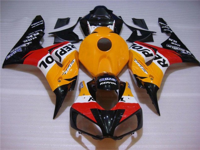 Kits Carene & Plastica Honda CBR 1000 RR 2004-2005 - Arancia Nero Repsol