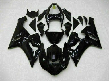 Kits Carene & Plastica Kawasaki ZX6R 2005-2006 - Lucido Nero