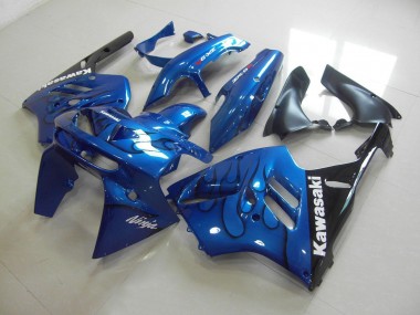 Kits Carene & Plastica Kawasaki ZX9R 1994-1997 - Blu Nero Fiamma