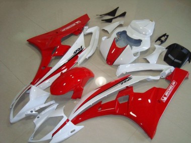 Kits Carene & Plastica Yamaha R6 2006-2007 - Rosso Bianco