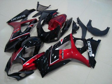 Kits Carene Suzuki GSXR 1000 K7 2007-2008 - Rosso Nero