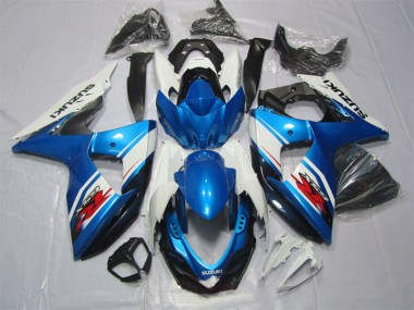 Kits Carene Suzuki GSXR 1000 K9 2009-2016 - Blu Bianco