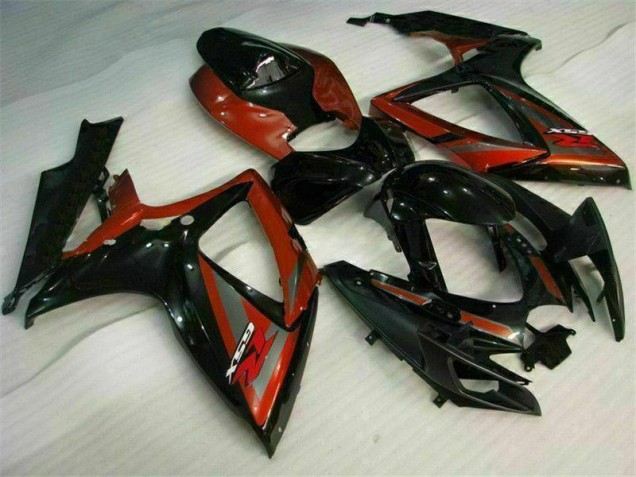 Kits Carene Suzuki GSXR 600 / 750 K6 2006-2007 - Nero Rosso Kits Carene Suzuki GSXR 600 / 750 K6 2006-2007 - Nero Rosso