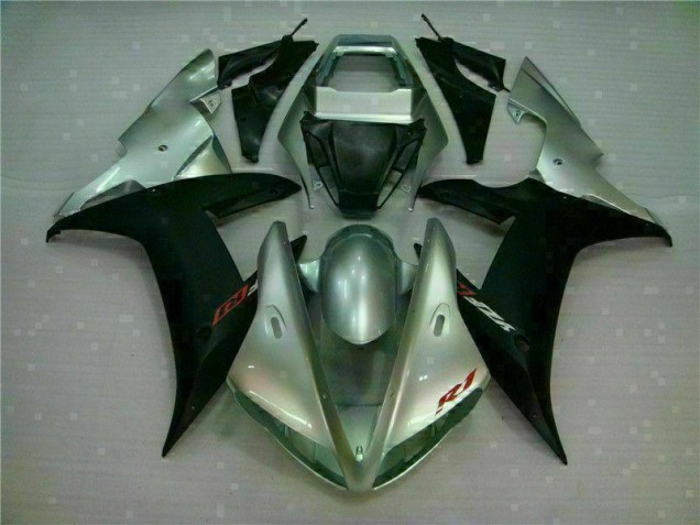 Kits Carene Yamaha R1 2002-2003 - Argento Nero