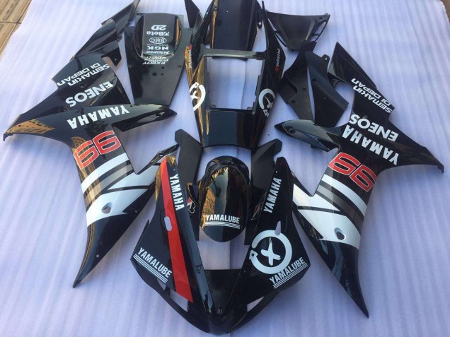 Kits Carene Yamaha R1 2002-2003 - Nero Bianco