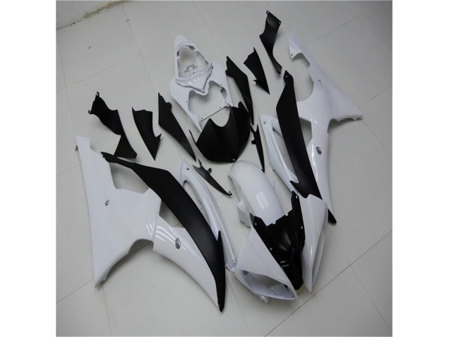 Kits Carene Yamaha R6 2008-2016 - Bianco Nero Kits Carene Yamaha R6 2008-2016 - Bianco Nero