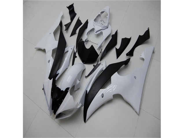 Kits Carene Yamaha R6 2008-2016 - Bianco Nero Kits Carene Yamaha R6 2008-2016 - Bianco Nero
