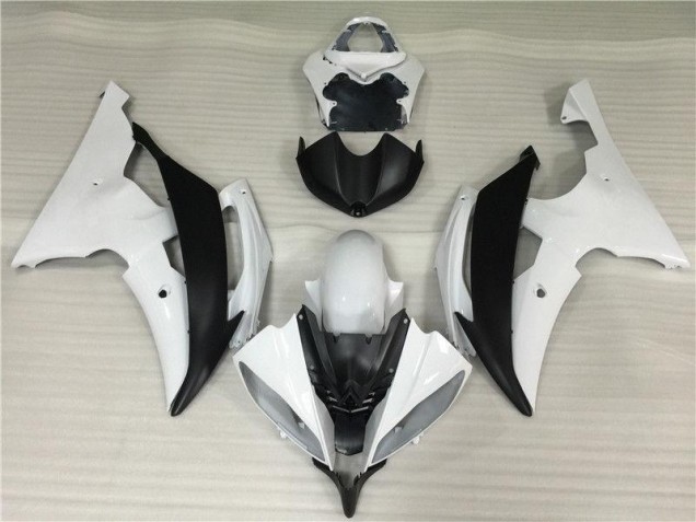 Kits Carene Yamaha R6 2008-2016 - Bianco Nero Kits Carene Yamaha R6 2008-2016 - Bianco Nero
