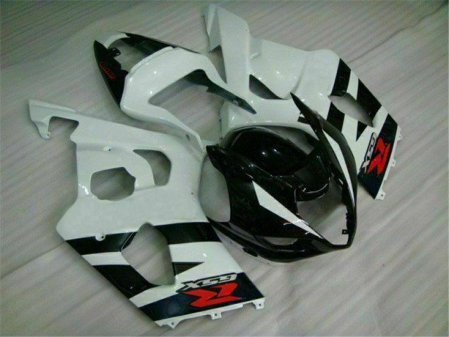 Plastica Suzuki GSXR 1000 K3 2003-2004 - Bianco Nero Plastica Suzuki GSXR 1000 K3 2003-2004 - Bianco Nero
