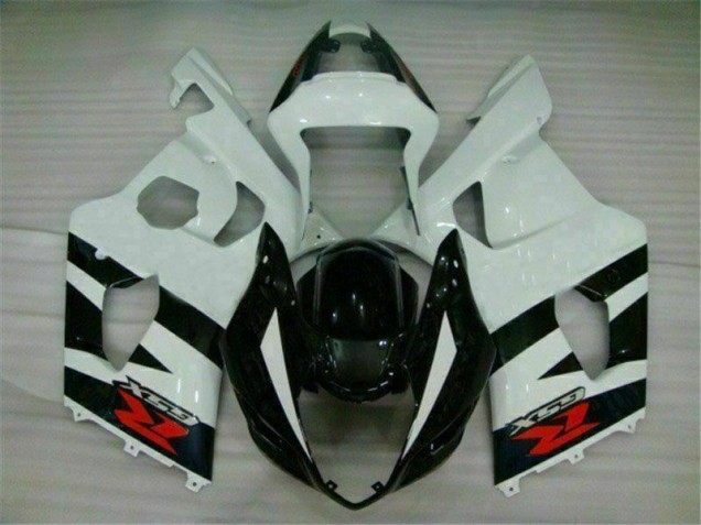 Plastica Suzuki GSXR 1000 K3 2003-2004 - Bianco Nero Plastica Suzuki GSXR 1000 K3 2003-2004 - Bianco Nero
