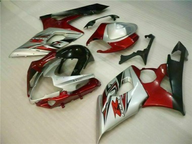 Plastica Suzuki GSXR 1000 K5 2005-2006 - Rosso Bianco