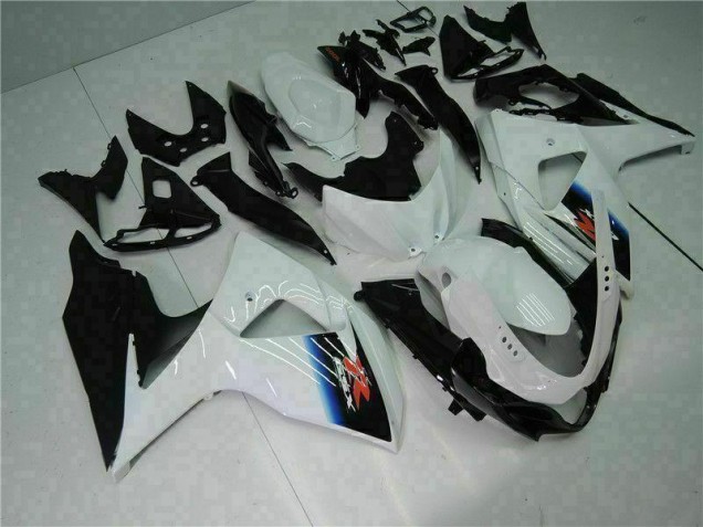 Plastica Suzuki GSXR 1000 K9 2009-2016 - Bianco Nero Plastica Suzuki GSXR 1000 K9 2009-2016 - Bianco Nero