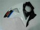 Plastica Suzuki GSXR 1000 K9 2009-2016 - Bianco Nero Plastica Suzuki GSXR 1000 K9 2009-2016 - Bianco Nero