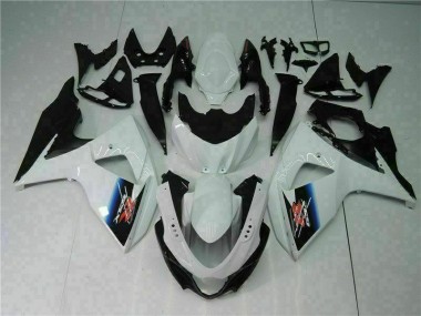 Plastica Suzuki GSXR 1000 K9 2009-2016 - Bianco Nero