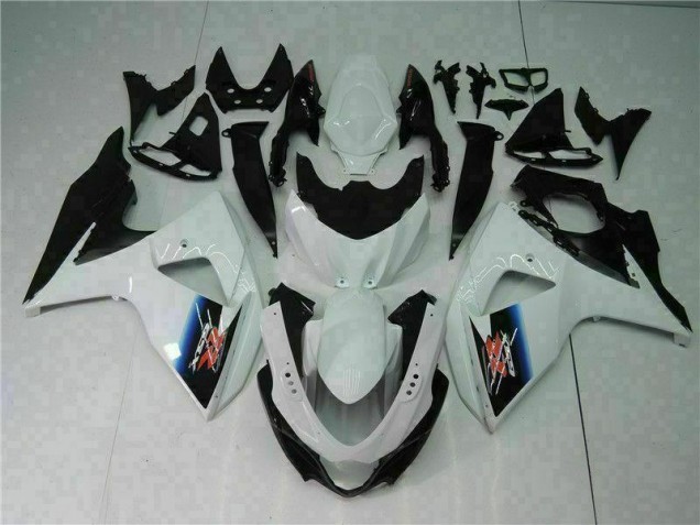 Plastica Suzuki GSXR 1000 K9 2009-2016 - Bianco Nero Plastica Suzuki GSXR 1000 K9 2009-2016 - Bianco Nero
