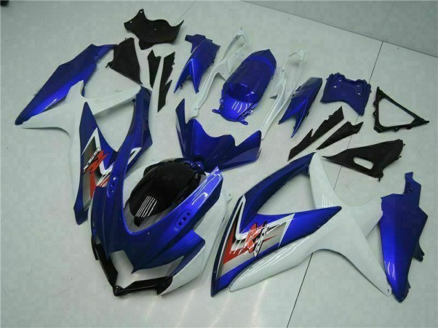 Plastica Suzuki GSXR 600 / 750 K8 2008-2010 - Blu Bianco Plastica Suzuki GSXR 600 / 750 K8 2008-2010 - Blu Bianco
