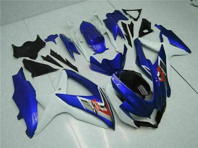 Plastica Suzuki GSXR 600 / 750 K8 2008-2010 - Blu Bianco Plastica Suzuki GSXR 600 / 750 K8 2008-2010 - Blu Bianco