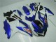 Plastica Suzuki GSXR 600 / 750 K8 2008-2010 - Blu Bianco Plastica Suzuki GSXR 600 / 750 K8 2008-2010 - Blu Bianco