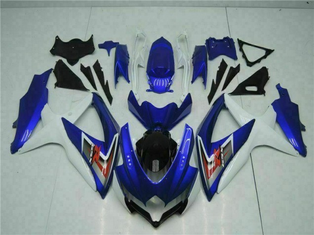 Plastica Suzuki GSXR 600 / 750 K8 2008-2010 - Blu Bianco Plastica Suzuki GSXR 600 / 750 K8 2008-2010 - Blu Bianco