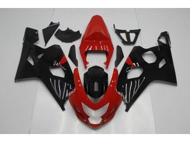 Plastica Suzuki GSXR 750 K4 2004-2005 - Rosso Nero